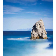 Rock in Ocean Serenity Duvet Cover Set