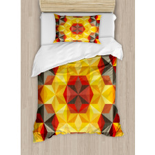 Geometric Fractal Art Duvet Cover Set