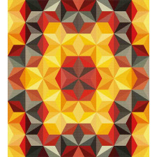 Geometric Fractal Art Duvet Cover Set