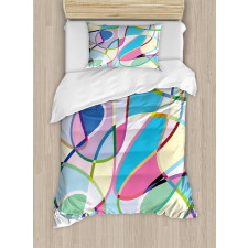 Colorful Lines Duvet Cover Set