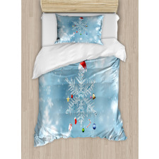 Noel Ornate Snowflake Duvet Cover Set