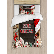 Noel Concept on Board Duvet Cover Set