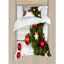 Ornament and Pine Duvet Cover Set