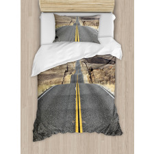 Pacific Coast Road Duvet Cover Set