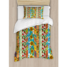 Patchwork Style Spring Duvet Cover Set