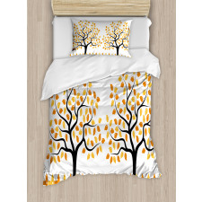 Fall Autumn Trees Duvet Cover Set