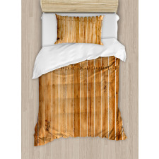 Wood Triangle Stripe Duvet Cover Set