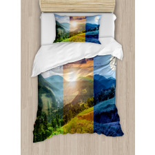 Mountain Forest View Duvet Cover Set