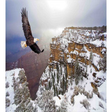 Bald Eagle Landscape Duvet Cover Set