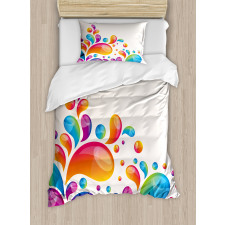 Abstract Raindrops Duvet Cover Set