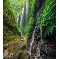 Waterfall Forest Duvet Cover Set