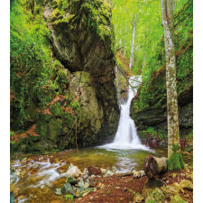Spring Waterfall Nature Duvet Cover Set