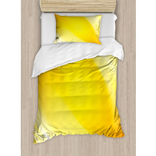 Yellow Lines Ombre Duvet Cover Set