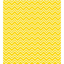 Chevron Pattern Yellow Duvet Cover Set
