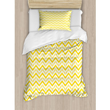 Chevron Zig Zag 90s Duvet Cover Set