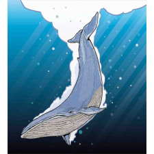 Ocean Whale Fish Swims Duvet Cover Set