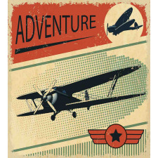 Adventure with Plane Duvet Cover Set