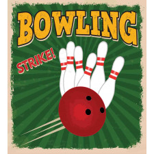 Bowling Strike Green Duvet Cover Set