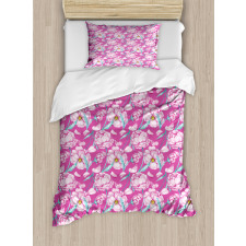 Peony Romantic Flower Duvet Cover Set