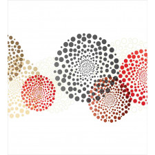 Circled Modern Dots Duvet Cover Set
