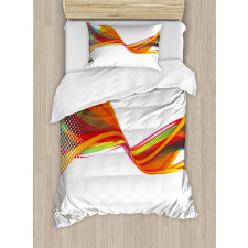 Pixel Details Rainbow Duvet Cover Set