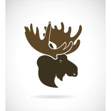 Canadian Deer Head Duvet Cover Set