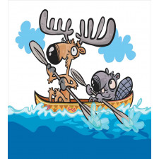 Native Animals Cartoon Duvet Cover Set