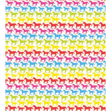 Rainbow Color Giddy Duvet Cover Set