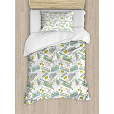 Childish Train Duvet Cover Set