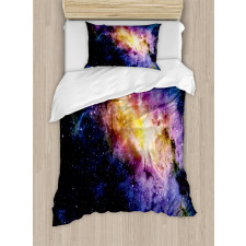 Alluring Nebula Stars Duvet Cover Set
