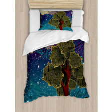 Vİbrant Starry Night Duvet Cover Set