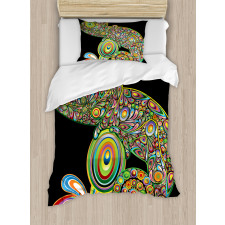 Chameleon Embelished Duvet Cover Set