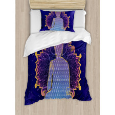 Yoga Ritual Karma Pose Duvet Cover Set