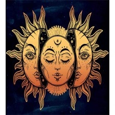 Mystic Moon Sun Duvet Cover Set