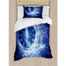 Snowflakes Pattern Duvet Cover Set