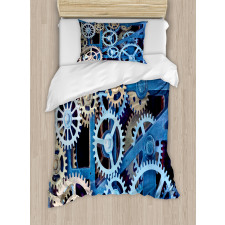 Clock Gears Design Duvet Cover Set