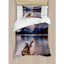 Reflections to Mountain Duvet Cover Set