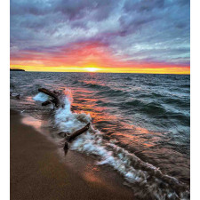 Sunset Horizon Lake Duvet Cover Set