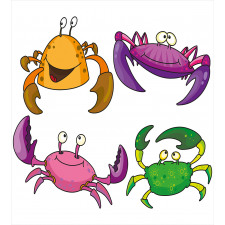 Funny Crabs Pattern Duvet Cover Set