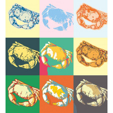 Composition of Crabs Duvet Cover Set