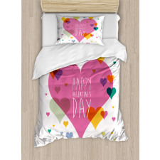 Words Love Romance Duvet Cover Set