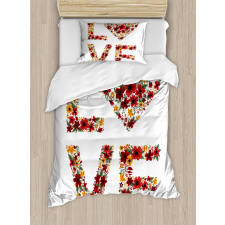 Garden Fowers Duvet Cover Set