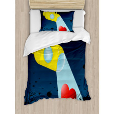 Ocean Heart Duvet Cover Set