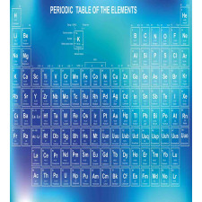 Chemistry Element Table Duvet Cover Set