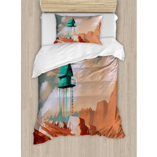 Little Wood House Duvet Cover Set