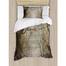 Tree Branch in Forest Duvet Cover Set