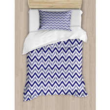 Zig Zag Striped Pattern Duvet Cover Set