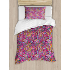 Flowers and Sun Duvet Cover Set