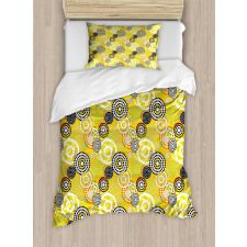 Psychedelic Rings Duvet Cover Set