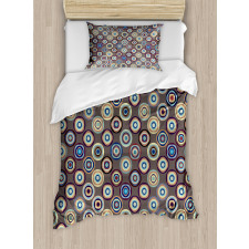 Abstract Big Dots Duvet Cover Set